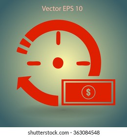 time is money vector illustration