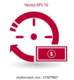 time is money vector illustration