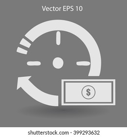 time is money vector illustration