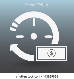 time is money vector illustration