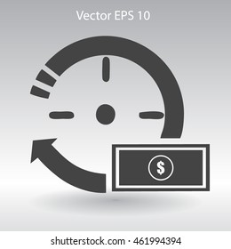time is money vector illustration