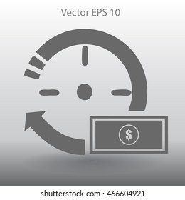 time is money vector illustration