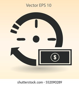 time is money vector illustration