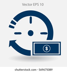 time is money vector illustration