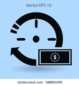 time is money vector illustration