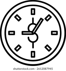 Time Is Money Vector Line Icon Design