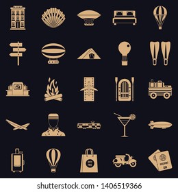 Time to move icons set. Simple set of 25 time to move vector icons for web for any design