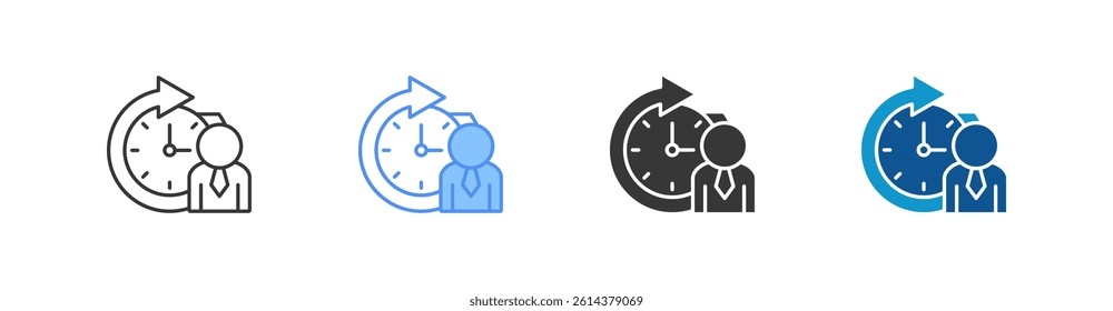 Time Multi Style Icon Sheet