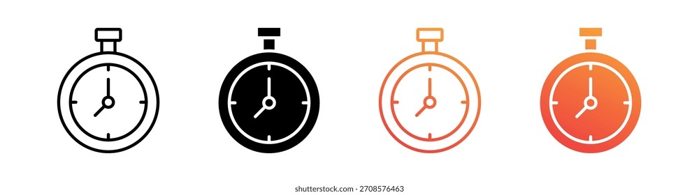 Sammlung von Symbolen für mehrere Stile