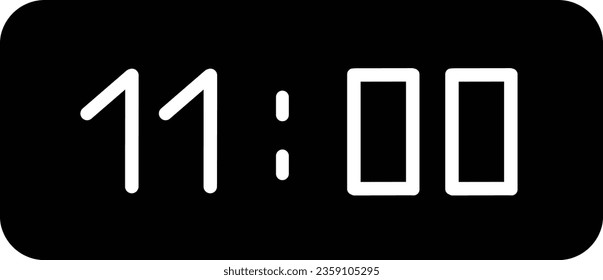 número de tiempo 11 11 número Once once 967