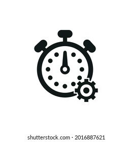 Time Optimization icon, Time Optimization vector illustration