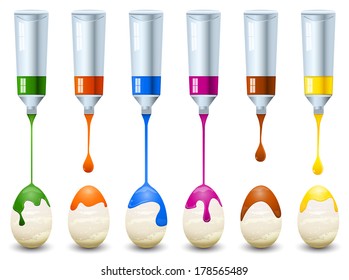 It's time to paint eggs.