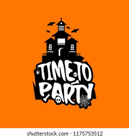 Time to party with creative design vector 