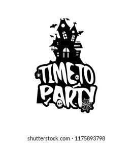 Time to party with creative design vector 