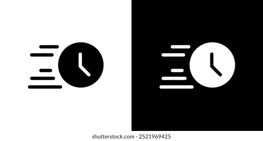 Time passing icon set vector illustration
