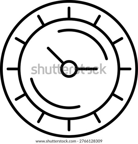 Time Picker Illustration vector Icon Design