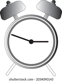 TIME PIECE ALARM CLOCK VECTOR ILLUSTRATION