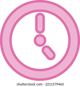 time pink icon button flaticon