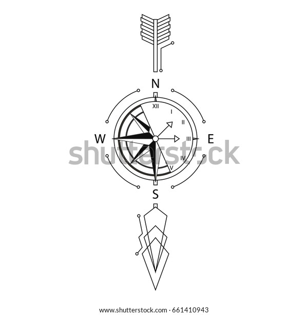 11,466 Compass Clock Stock Vectors, Images &amp; Vector Art | Shutterstock