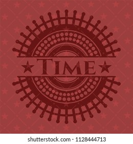 Time red emblem