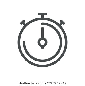 Zeitbezogene Symbolumrandung und lineare Vektorgrafik.