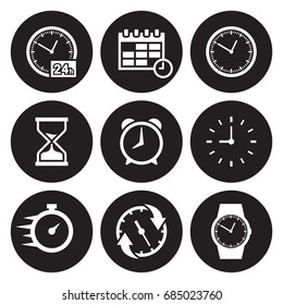 Time related icons set