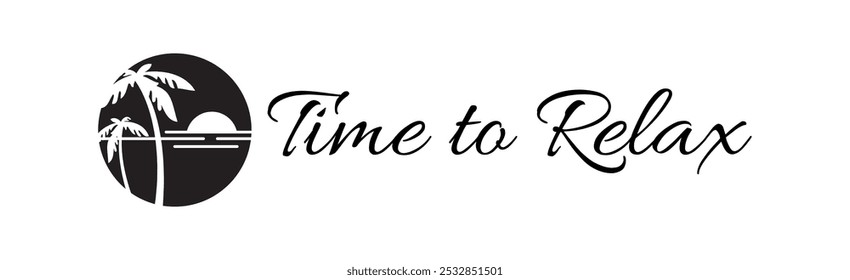 time to relax information sign