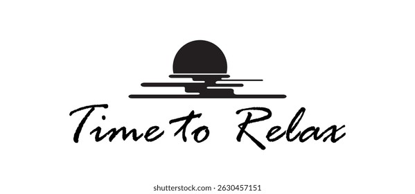 time to relax information sign