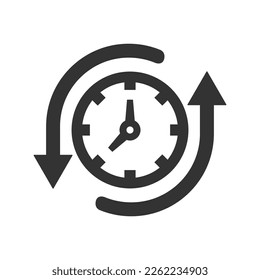 Time reload icon, Vector Graphics