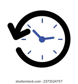 Time Reload Icon, Vector Graphics