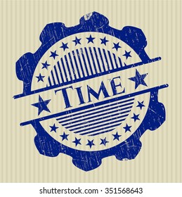 Time rubber grunge seal
