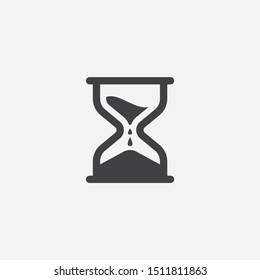 time sand icon vector. time logo. 