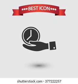 Time Save Icon Vector