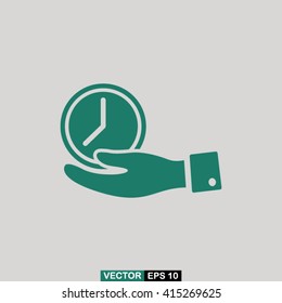 Time Save Icon Vector