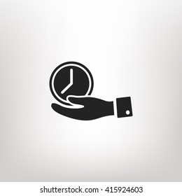 Time Save Icon Vector