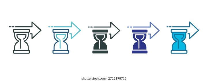 Time Saver Icon Set Multiple Style Of