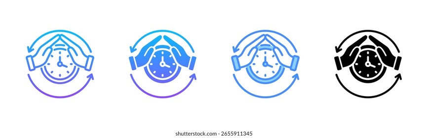 Zeiteinsparungen Multi-Style-Symbolsatz