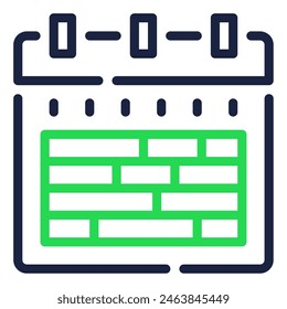 Time Schedule icon for web, app, infographic, etc