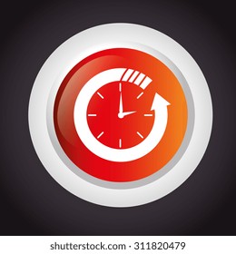 Time service design, vector illustration eps 10.