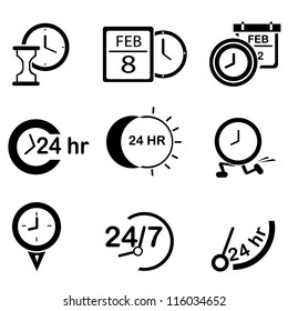 time set, clock set
