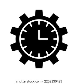 Time Setting icon. sign for mobile concept and web design. vector illustration