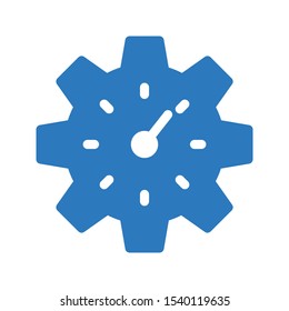 time setting vector glyph color  icon