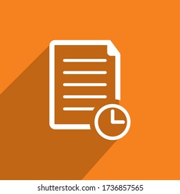 TIME SHEET ICON , DEADLINE ICON