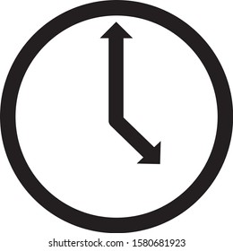 Time Sign,, Clock Icon template - Vector