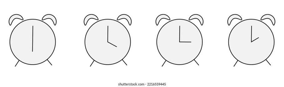 Time simple icon vector illustration style