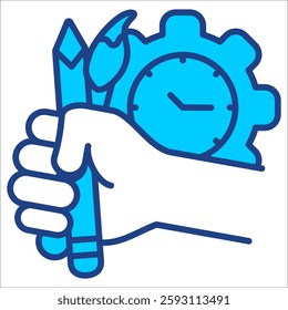 Time Simple Icon Vector Illustration Concept