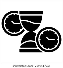 Time Simple Icon Vector Illustration Concept