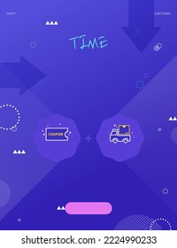 Plantilla de evento de oferta especial de tiempo 
