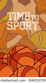 Time to sport concept