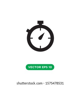 time stopwatch clock icon design template